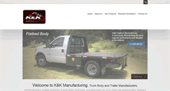 Desktop Screenshot of kandkmfg.com